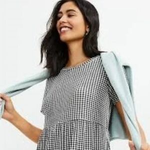 LOFT Gingham Dress